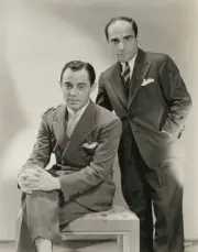 Richard Rodgers and Lorenz Hart compose film music 1930 OLD PHOTO