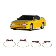 Bright White LED Headlight Halo Ring Kit for Chevrolet Monte Carlo 00-05 (for: Chevrolet)