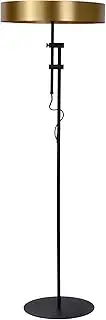 [LUCIDE] Floor lamp, Steel, 120 W, Satin Brass, Black
