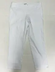 $138 New PURE AMICI Bleach Women's Size X-Large XL Casual Solid White Ankle Pant