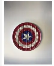 MARVEL CAPTAIN AMERICA PUSH POP PULL IT FIDGET TOY