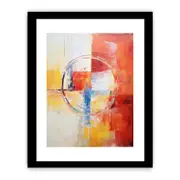 Abstract Framed Art Mix Color Framed print Art Poster