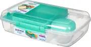 Sistema To Go Large Bento Box Plastic Lunch Storage 1.76L BRAND NEW