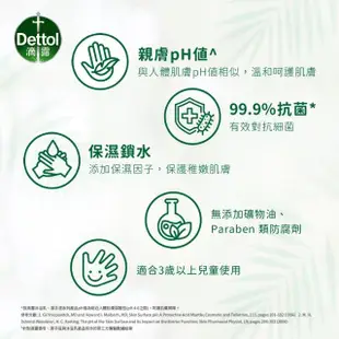 【Dettol 滴露】滴露抗菌沐浴乳 滋潤保濕(950ml*6入/箱-箱購)