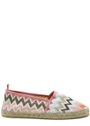 Missoni Elle Zigzag Espadrille Flats - Pink - 40 (IT40 / UK7) 40 (IT40 / UK7)