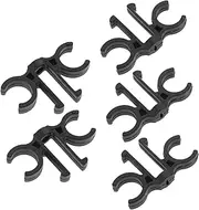 5pcs Trekking Pole Snap Clips Durable Walking Stick Clamps for Outdoor Activities Compatible with Various Tube for Trekking Poles and Hiking Gear
