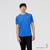 在飛比找遠傳friDay購物優惠-New Balance 男裝 短袖上衣 速乾 反光 藍 AM