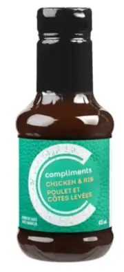 Compliments BBQ Sauce Chicken & Ribs 425ml