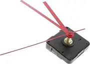 HOOTNEE Silent Clock Movement Kit DIY Replacement Red Straight Hand for Long-Lasting Use
