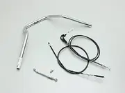 Hurricane H040-048C Narrow Type 4 Handle Set, Chrome Plated GB350 (21-2BL-NC59)