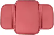 Center Console Arm Rest Protector Leather Car Armrest Box Pad st&or&ag&e Pocket For ho&nd&a For Civci For FIT CRV For Ac&co&rd For Jazz HRV For Dio For Stepwgn(Red)