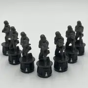 Star Wars Chess REPLACEMENT Pieces - Dark Side (Pawns) 7 Storm Troopers