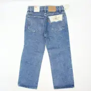 VTG Levis Boys 918 Jeans 28x24 Husky Blue Denim Made in USA Orange Tab