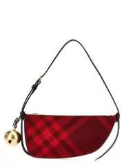 [Burberry] Burberry-Shield Borse A Spalla Rosso-Donna OS Red