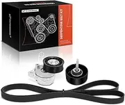 Serpentine Belt Kit Replacement for Ford Escape Mazda Tribute Mercury Mariner 2005-2006, 2.3L L4 Gas DOHC