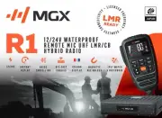 MGX R1 REMOTE MIC 80 CHANNEL UHF CB RADIO WITH 128 PROGRAMABLE CHANNELS IP67