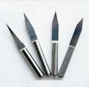 10pcs Carbide PCB Engraving Bits CNC Router Tool 6mm shank