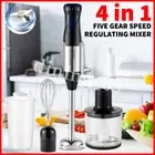 1000W Stainless Portable Stick Hand Blender Mixer Food Processor Whisk Frother