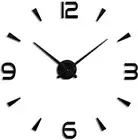 60-120cm DIY 3D Wall Clock With Silent Motor Modern Style