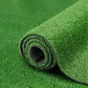 MOBI OUTDOOR 2M x 10M Artificial Grass Turf - Fast Drainage 10MM Thickness Olive Cuttable Synthetic Fake Grass Rug, DIY Pads Door Mat Rug for Garden Patio Lawn Backyard Outdoor