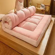 Japanese Thick Futon Mattress, Portable Breathable Sleeping Pad, Floor Mattress, Extra Thick Japanese Floor Mattress, Foldable Floor Bed, Camping Mattress