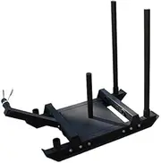 HCE Dog Sled Training, Multi-Functional Power Sled, Adjustable Weight Plates Fill, Push-Pull-Drag Power Sled - Crossfit, Speed Running, Fitness Gym Strength Training Exercise Equipment