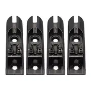 4 Strings Bass Bridge Individual Bridge Tailpiece Single String Bridge Black