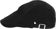 [GAROZATION] Berets Straw Hat for Men Fashion Hat Custom Hat Bucket Hats for Men Costume Top Hat Sun Hat Newsboys Hats for Women Caps for Men Fishing Hat Hard Hat Trucker Hat Cotton Black