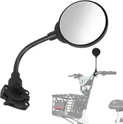 Generic Rotary Safety Mirror for Pushchairs - Mirror Fixation for Walking Prams, Mirror for Jogging Pram, Versaling Mirror Adjustable 360
