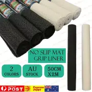 Anti Non Slip Grip Mat 50cmX200cm Kitchen Drawer Cupboard Underlay Liner Durable