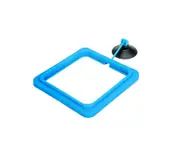 Fish Feeding Ring Aquarium Fish Tank Feeder Floating Fish Food Feeder Fish Food - Blue Circle