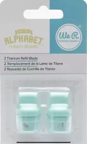 We R Memory Keepers MiINI Alphabet Score Board Replacement Blades