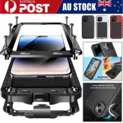 Heavy Duty Waterproof Shockproof Metal Case Cover For iPhone 16 15 14 13 Pro Max