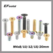 M4 Titanium Plating Countersunk Allen Hex Screw MTB Bike Bicycle Part Bolt Allen