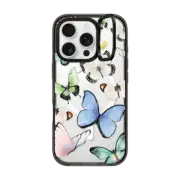 iPhone 16 Pro Impact Ring Stand Case MagSafe Compatible Butterflies