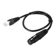 3 Pin XLR Female to RJ45 Male Adapter Cable, 1pcs 1.6ft XLR Microphone Cables