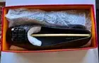 Tory Burch Ballet Flats Georgia Croc-embossed Leather Size 7.5 SALE