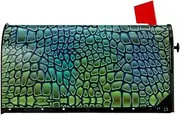 Alligator Skin Magnetic Mailbox Covers,Post Box Cover Standard Size 21x18 Inches For Outdoor Garden Home Decor