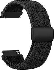 Vancle Replacement Band for Garmin Vivoactive 4 Watch Bands/Garmin Forerunner 255/265 / Forerunner 935/945 Bands, Nylon Sports Loop Strap Wristbands for Garmin Forerunner Smartwatch Women Men