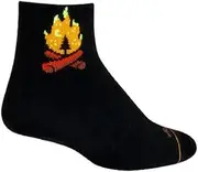 [SockGuy] Unisex Fireside 3in Ankle Wool Athletic Cycling/Running Socks