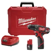 Milwaukee 2407-22 Milwaukee Tool M12 3/8" CORDLESS DRILL DRIVER (2) BATT KIT