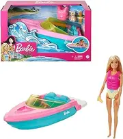 Mattel - Barbie Doll and Boat Playset