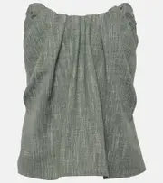 [CO] CO Gathered wool-blend top AU 16 grey