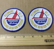 Piedmont Airlines DC-3 North Carolina Aviation Museum NOS vtg hat patch lot x2
