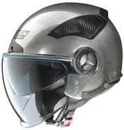 Nolan N33 Evo Classic Scratched Chrome Jet Helmet, Size 2XS