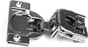 Berta (20 Pieces) 1 inch Overlay Face Frame Soft Closing Hinges, 105 Degree 6-Wa
