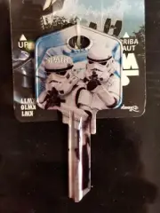 STAR WARS STORM TROOPERS KWIKSET KW1/KW10 KEYBLANK