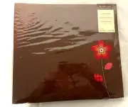 Recollections Memory Photo Scrapbook Album 12x12” Burgundy w Flower & polka dots