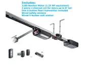 Sommer 2110 EVO+ 7' Foot Rail 1 1/4 HP Garage Door Opener Remote/Safety Sensors
