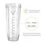AU 32oz Cups Replacement for Nutri Ninja Blender Auto iQ 900w 1000w 1500w